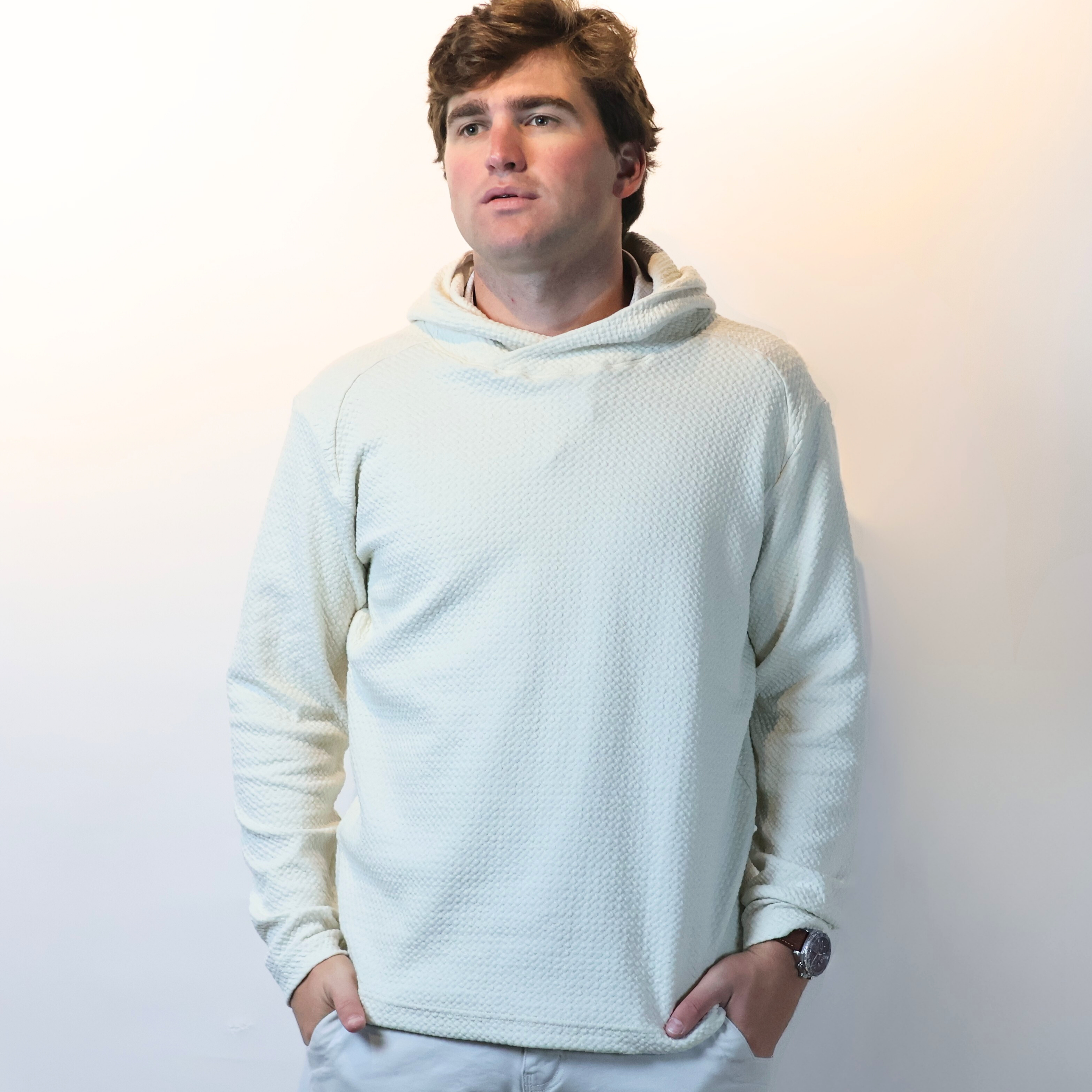 Textured Hoodie